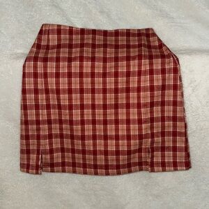 JOHN GALT women’s straight plaid skirt
